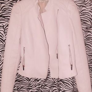 Trafaluc ZARA leather biker jacket